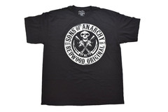 Sons Of Anarchy Mens Redwood Original Road Gear Reaper Black Shirt New XL