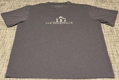 Peter Millar The Successor T-shirt Mens Gray Short Sleeve Cotton Blend XL