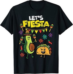 NEW LIMITED Let’s Fiesta Taco Avocado Funny Cinco De Mayo T-Shirt – MADE IN USA