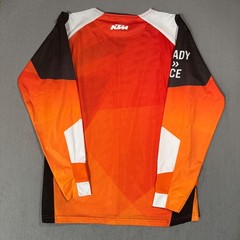 KTM Motorcross Racing Vtg Orange Y2K Motorcyle Dirt Bike Long Sleeve T Shirt 2XL