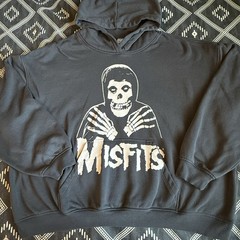 MISFITS Crimson Ghost Licensed Punk Rock Hoodie 2023. XL Divided H&M Preowned