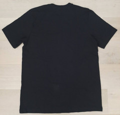 Bella+Canvas Mens Graphic T-Shirt Sz XL Black Stripe Abstract Female Figure Crew