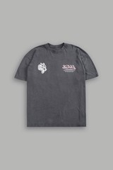 Darc Sport x Von Dutch NFGU Premium Oversized Tee Wolf Gray Pink Rose Medium