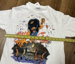 Vintage 1980s Motley Crue Wild Side Stadium T Shirt Metal Tee RARE Kickin Ass S