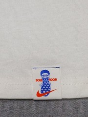 Nike Max90 Sole Food Mens XL Cream T Shirt Oversized Fit Streetwear Cotton Tee