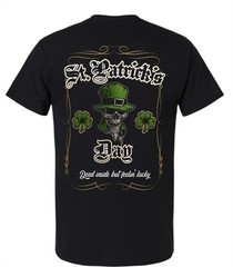 St. Patricks Day Men’s T-Shirt Small To 3X-Large Black