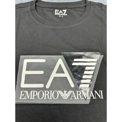 EA7 Emporio Armani Mens Graphic Logo T-Shirt Brown 3DPT81 PJM9Z Size M