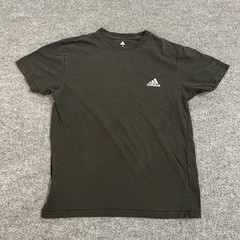 Adidas T-Shirt Mens Size S Black Golf Short Sleeve Embroidered Logo Athletic