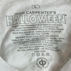 Halloween Michael Myers Long Sleeve Shirt Mens L John Carpenter Horror Graphic