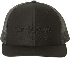 WeThe People Are Pissed off Richardson Embroidered One Size Fits All Trucker Hat