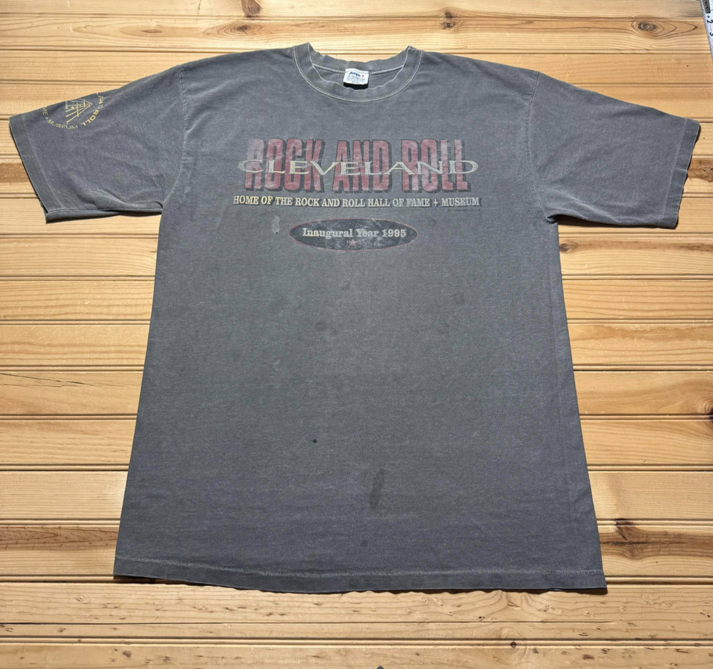 Vintage 90s 1995 Rock and Roll Hall of Fame Museum Cleveland Shirt – Size Medium