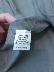 Vintage Calvin Klein Shirt Men Long Sleeve Business Casual Button Up Gray 32-33
