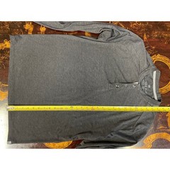 Free Fly Mens Bamboo Flex Henley Long Sleeve Shirt Gray Gorpcore Baselayer M