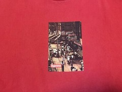 Supreme Street Scene Tee FW10 Red Size Large T-Shirt Skateboarding Rare Used
