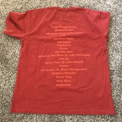 Official 2025 Zach Bryan Great American Bar Scene Rust Orange Tour Shirt Sz L