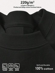 Round Neck Short Sleeve Men’s T-Shirt, Creative Printing Pattern
