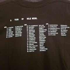 ROLE MODEL 2022 TouRX Concert Tour Shirt Size XL Oversized Indie Pop Rock Band
