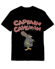 Captain Caveman Shirt 1970s Cartoon Character Graphic Tee