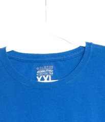 Goldtoe Mobility Stretch Tee Shirt XXL Blue Cotton Blend Unisex Comfortable Crew