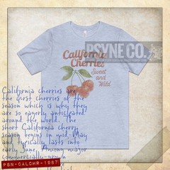 California Cherries Sweet and Wild 1987 Vintage Men’s T-Shirt