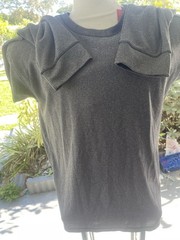 A4 N3165 Men’s Performance T-Shirt XXL Gray Long Sleeve Polyester Cooling Dri-Fi