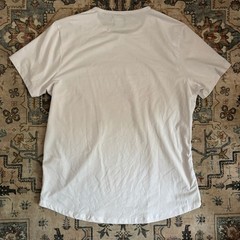 Cuts Clothing Mens Curve-Hem T-Shirt White PYCA Pro Crew Neck XL Gym Work Out