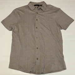 Kenneth Cole Mens S Techni-Cole Knit Shirt New With Tags 100% Cotton Textured