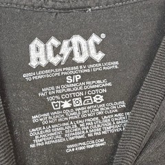 ACDC Shirt MENS Small BLACK CASUAL WHO MADE WHO CONCERT 86 TOUR ROCK MUSIC NWT