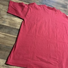 Vintage Crable University of Arkansas Mens Large L Red T Shirt Made in USA