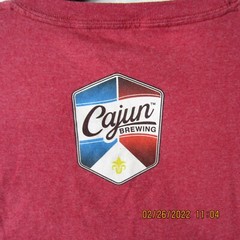 Hanes Shirt Mens Medium Red Comfort Blend EcoSmart Proud To Be Cajun Outdoor