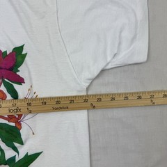 Vintage Flower Nature T Shirt Adult XL Outdoor Colorful Garden 90s USA Floral