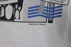 Vintage Y2K Mens Large 2005 Dexter Ann Arbor Run Short Sleeve T-Shirt White
