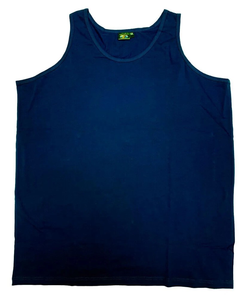 Falcon Bay Tank Top, 3XL – 6XLT Big and Tall Man Tank Top, Navy