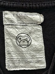 Black Chocolate Shirt Mens Black Baby Milo Bathing Ape Graphic Tee Shirt Large
