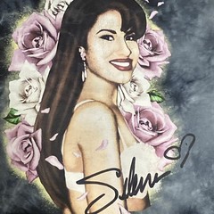 Selena Quintanilla Queen of Tejano Singer Music Official Tye Dye Small Shirt Tee