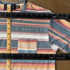 RRL Double R Ralph Lauren Striped Pocket T-Shirt Summer SS Men’s Small