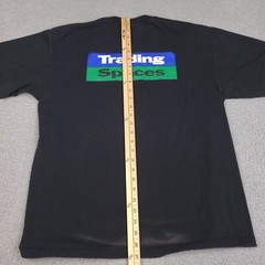 Vintage Discovery Channel TLC Trading Spaces T-Shirt Large Black Short Sleeve