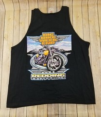 BIG BIKE WEEK 2003 Tank Top Mens Size 2XL Black Redding California Graphic B6