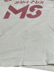 Vintage Second Annual Run For MS Coors Beer T Shirt Men’s Ringer Size 20”x22.5”