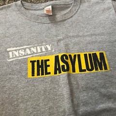 Beach Body Insanity The Asylum Gray T Shirt Small