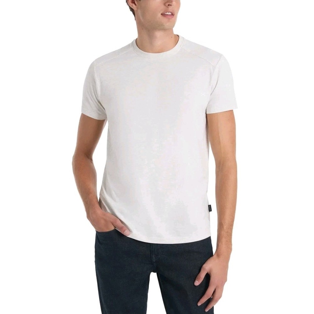 Kenneth Cole New York Organic Cotton SS Tee Slim Fit Light Gray Men’s XL Tshirt