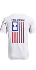 Under Armour UA Men’s NEW Freedom Flag Cotton Loose Fit Graphic T-Shirt 3 XL