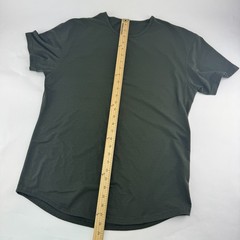 BYLT Basics Mens Large T-Shirt Green Drop Cut Lux Short Sleeve Tee