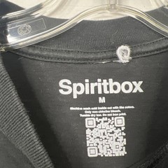 Spiritbox Graphic T-Shirt , Black Yellow And Purple, Butterfly Size M