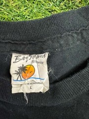 Vintage Bay Island Sportswear T Shirt Mens Large Black Black Veil Brides Graphic