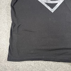 SUPERMAN ORIGINAL LOGO Men’s T SHIRT BLACK TEE OFFICIAL ITEM Small