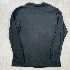Teddy Fresh Tee Mens M Bear in Car Flames Graphic Long Sleeve Shirt Black