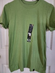 Gold Toe Short Sleeve T-Shirt Blue/Green Sz Small 100% Cotton Preshrunk – NWT