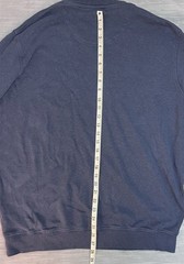 Peter Millar Shirt 100% Cotton Long Sleeve Crew Neck Blue Casual Lightweight