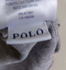 Polo Ralph Lauren Mens T Shirt Size Medium Logo Letter Design Grey 100% Cotton